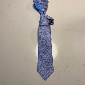 Ben Sherman 100%Silk Light Blue Floral Tie